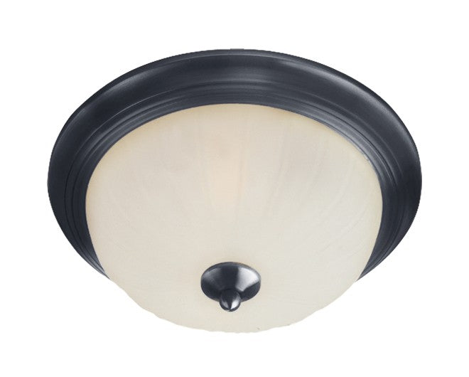 Maxim 5832FTBK Three Light Flush Mount, Black