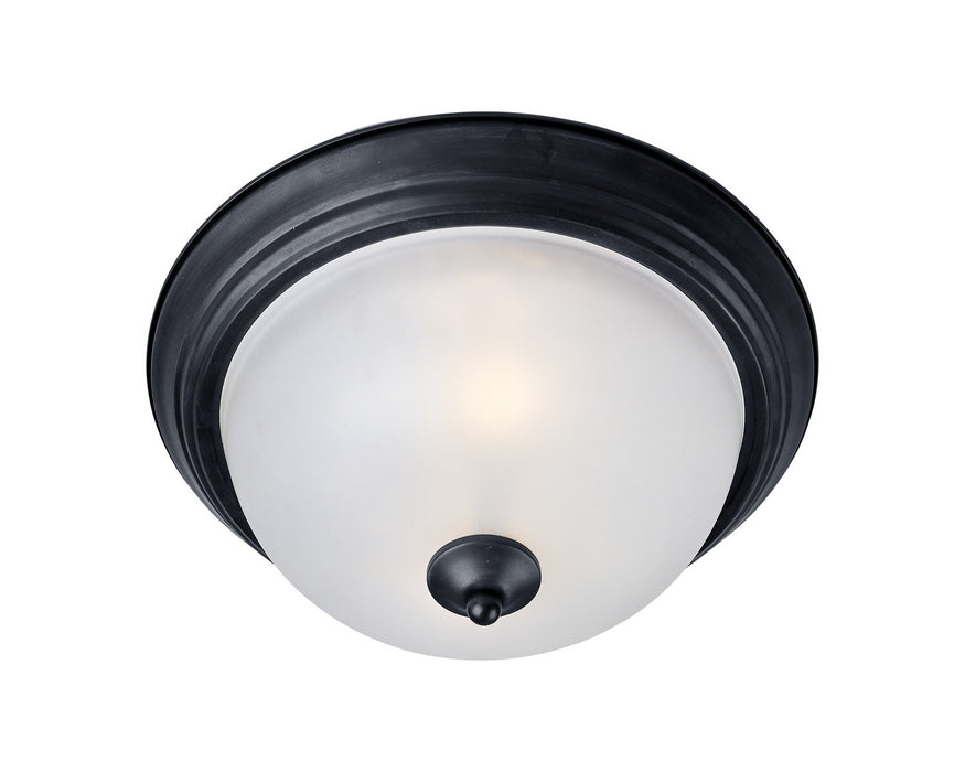 Maxim 5840FTBK One Light Flush Mount, Black