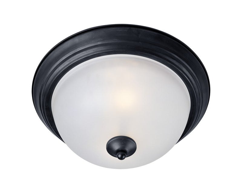 Maxim 5841FTBK Two Light Flush Mount, Black