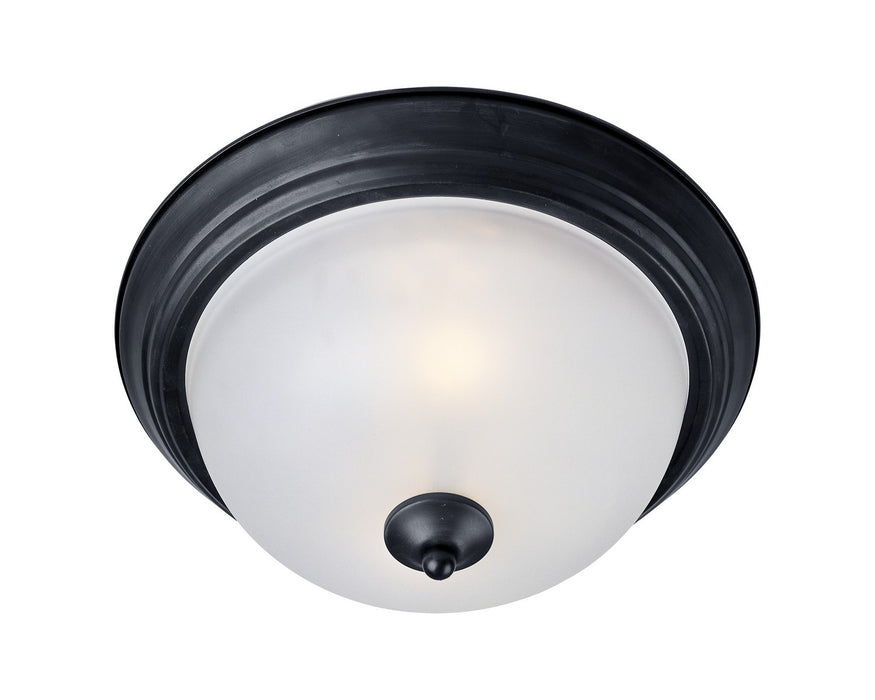 Maxim 5841FTBK Two Light Flush Mount, Black