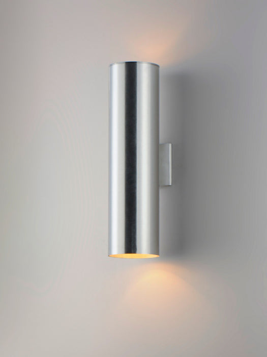 Maxim 86405AL LED Outdoor Wall Sconce, Brushed Aluminum