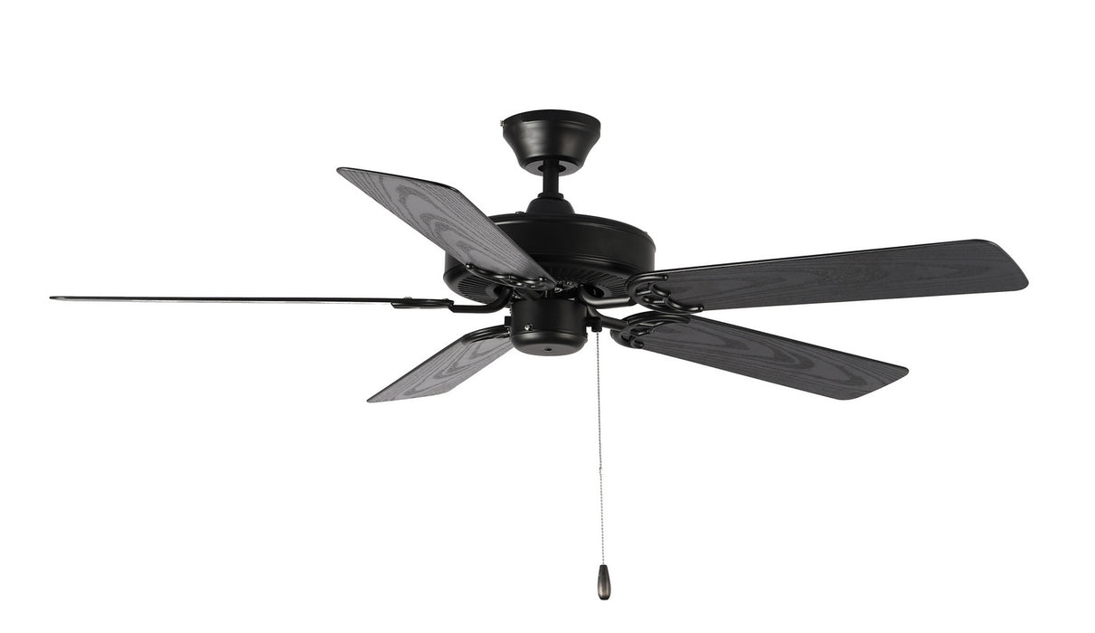 Maxim 89905BKWP 52" Ceiling Fan, Black