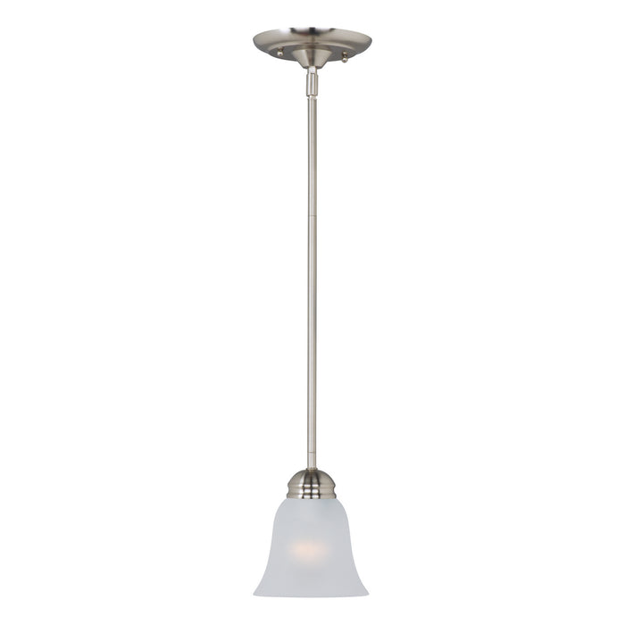 Maxim 91011FTSN One Light Mini Pendant, Satin Nickel