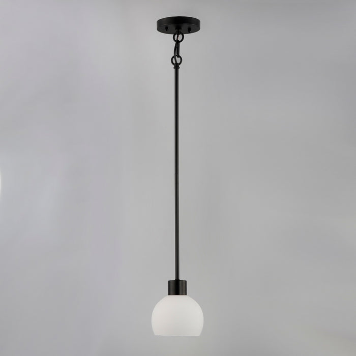 Maxim 91270SWBK One Light Mini Pendant, Black