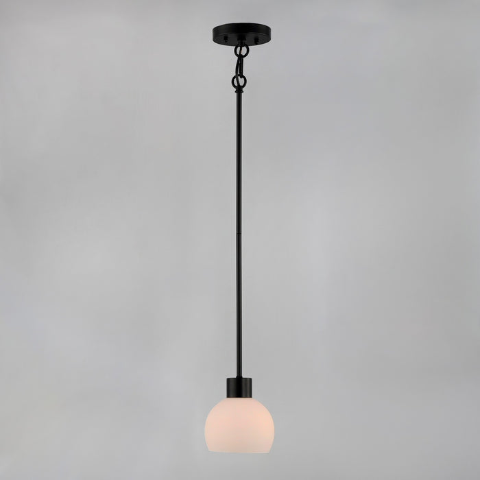 Maxim 91270SWBK One Light Mini Pendant, Black