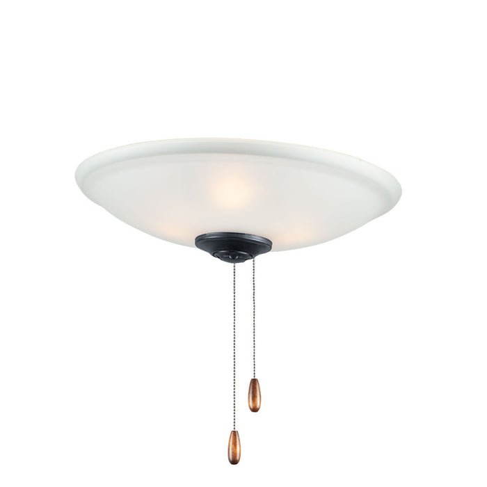 Maxim FKT213FTBK Three Light Ceiling Fan Light Kit, Black