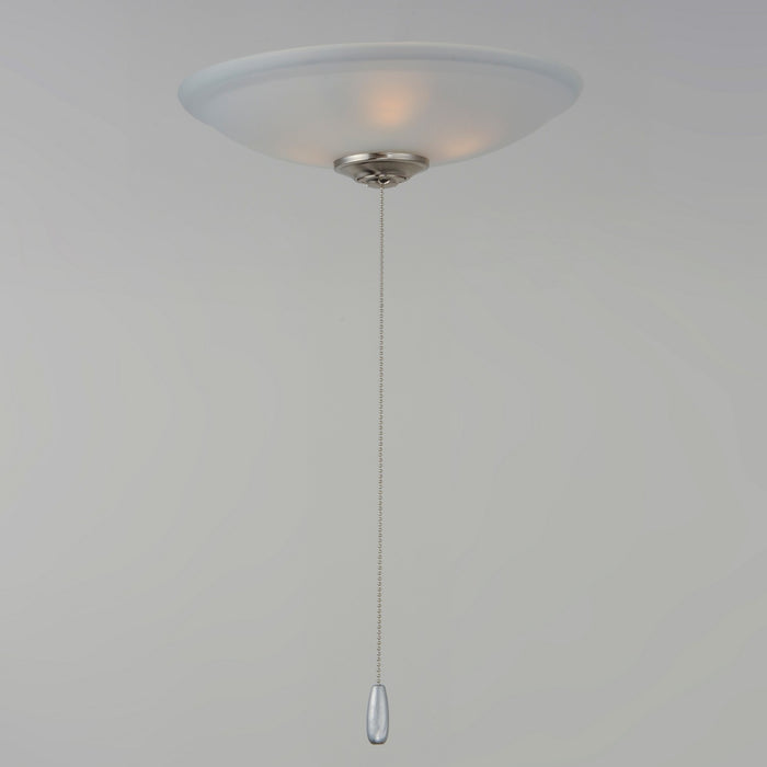 Maxim FKT213FTSN Three Light Ceiling Fan Light Kit, Satin Nickel