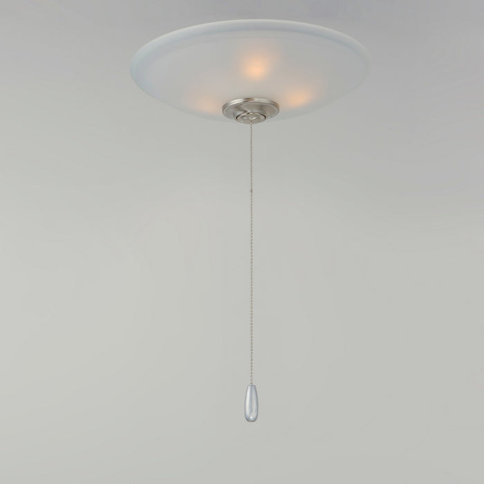Maxim FKT213FTSN Three Light Ceiling Fan Light Kit, Satin Nickel