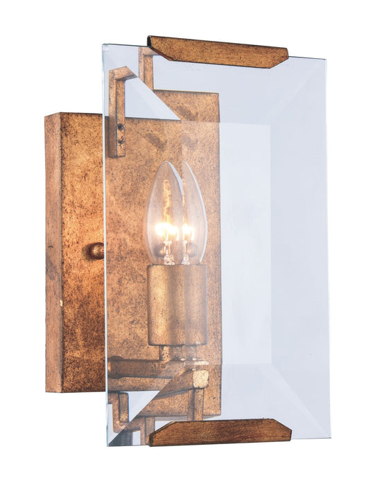 Elegant Lighting 1212W6GI One Light Wall Sconce, Golden Iron