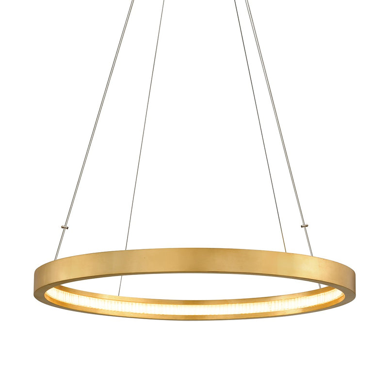 Corbett Lighting 284-42-GL LED Chandelier, Gold Leaf