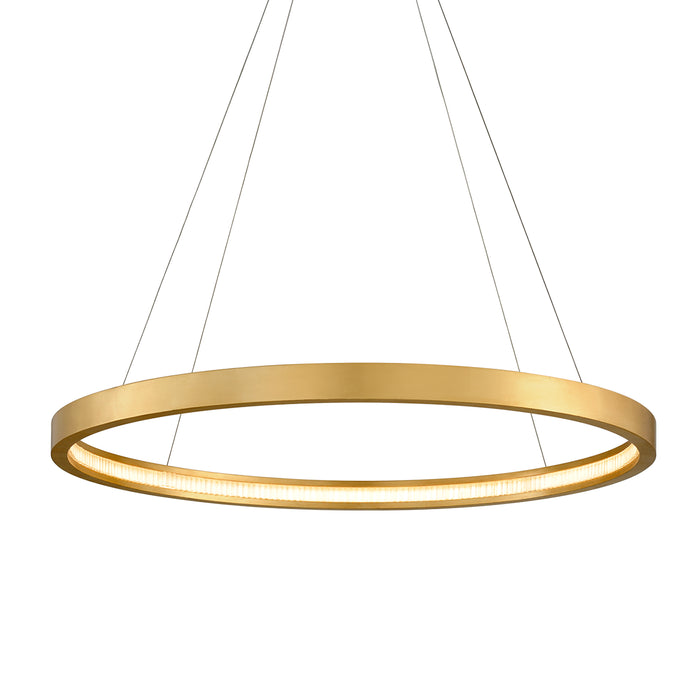 Corbett Lighting 284-43-GL LED Chandelier, Gold Leaf