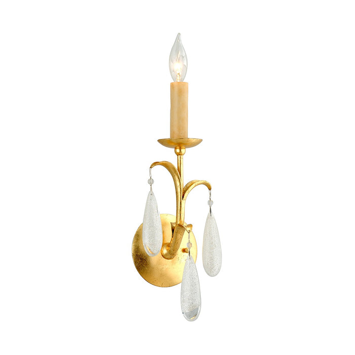 Corbett Lighting 293-11-GL One Light Wall Sconce, Gold Leaf