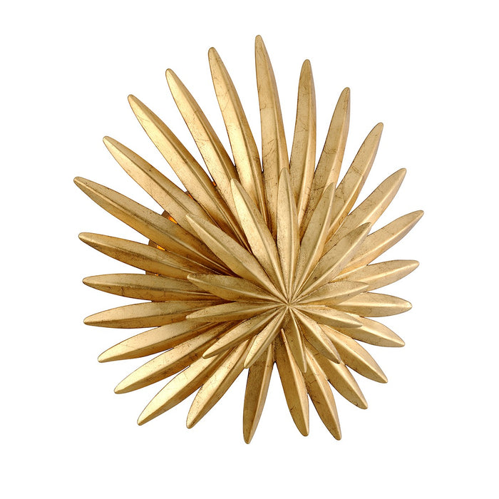 Corbett Lighting 309-11-VGL One Light Wall Sconce, Vintage Gold Leaf