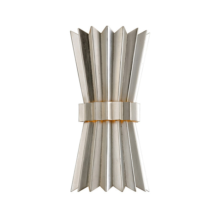 Corbett Lighting 312-12 Two Light Wall Sconce, Silver Leaf