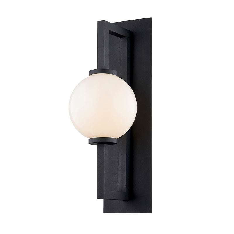 Troy Lighting B7323-TBK One Light Wall Sconce, Textured Black