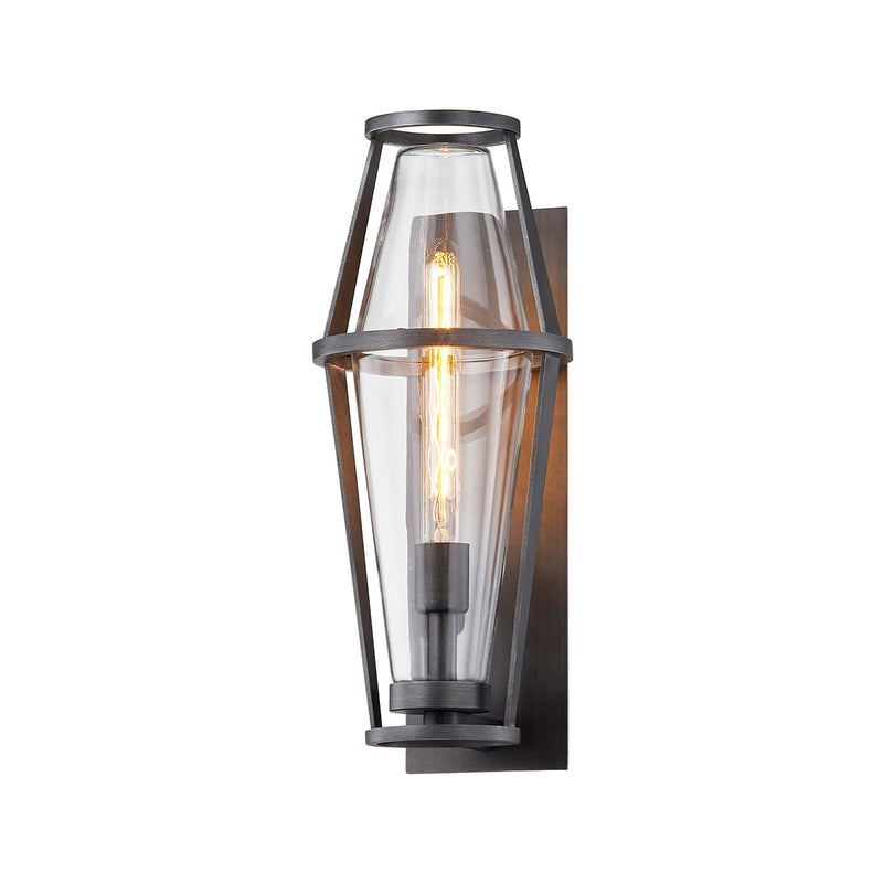 Troy Lighting B7612-GRA One Light Wall Sconce, Graphite