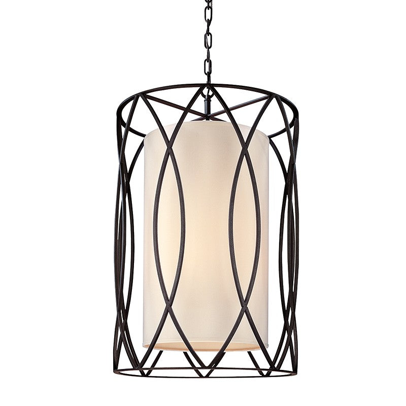 Troy Lighting F1284-TRN Four Light Pendant, Silver Gold
