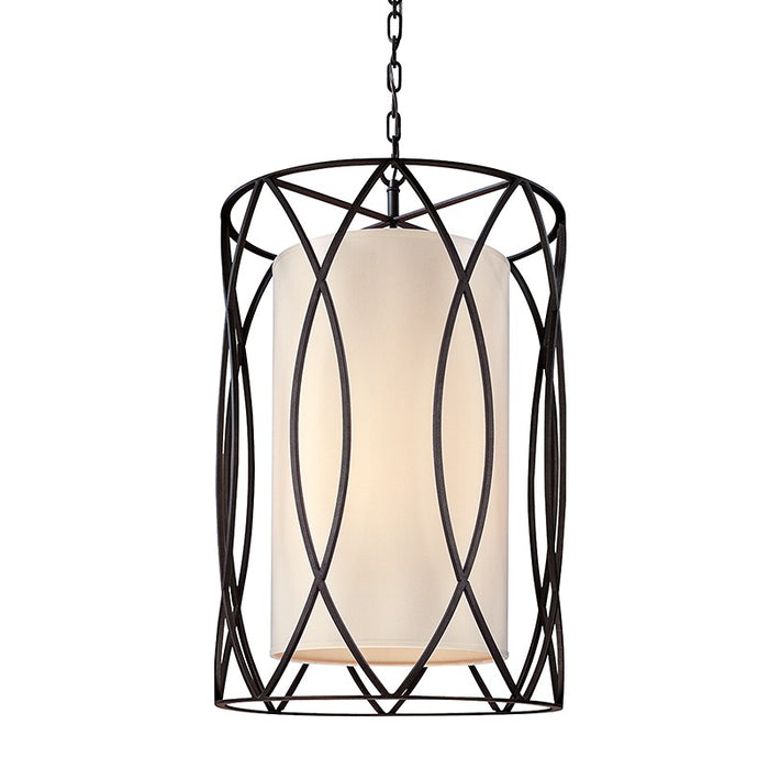 Troy Lighting F1284-TRN Four Light Pendant, Silver Gold