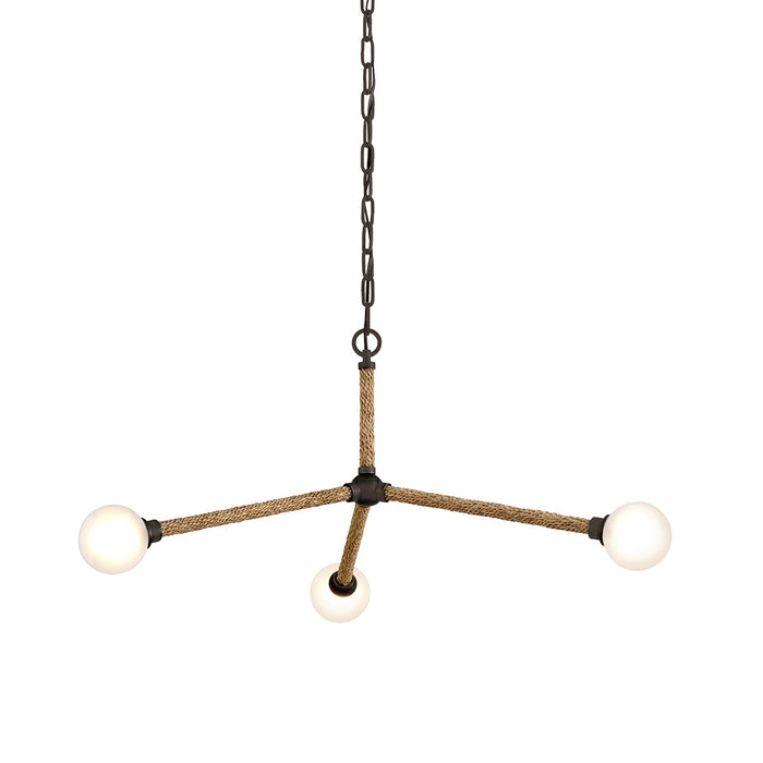 Troy Lighting F7253 LED Chandelier, Classic Bronze