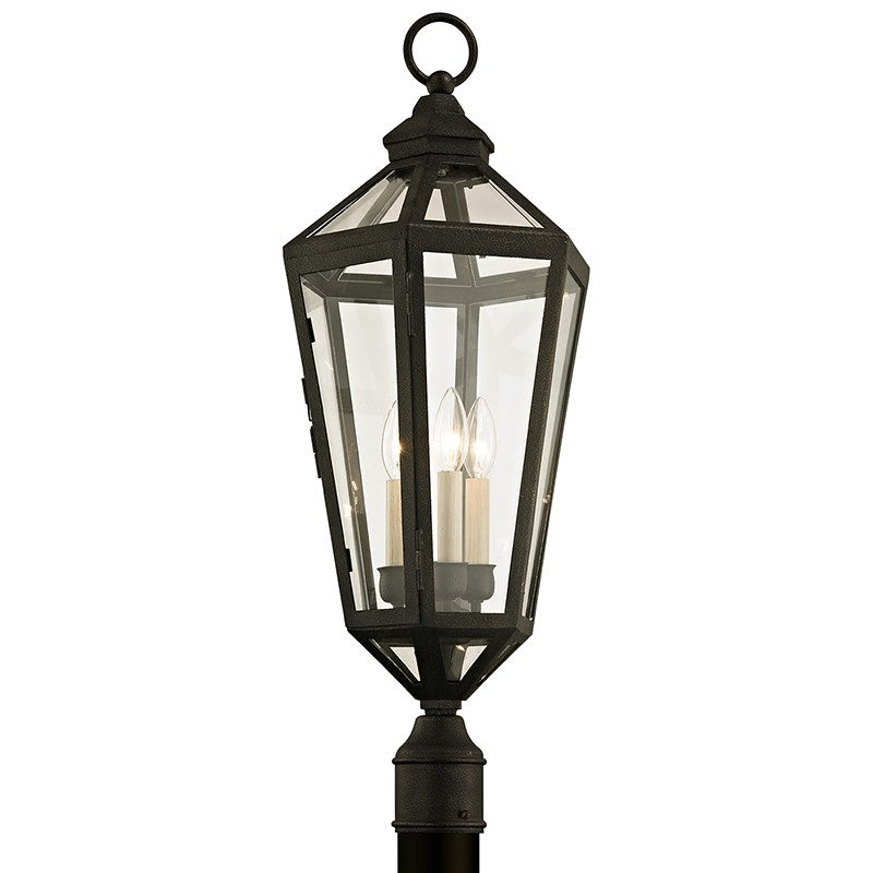 Troy Lighting P6375-VBZ Three Light Post Lantern, Vintage Bronze