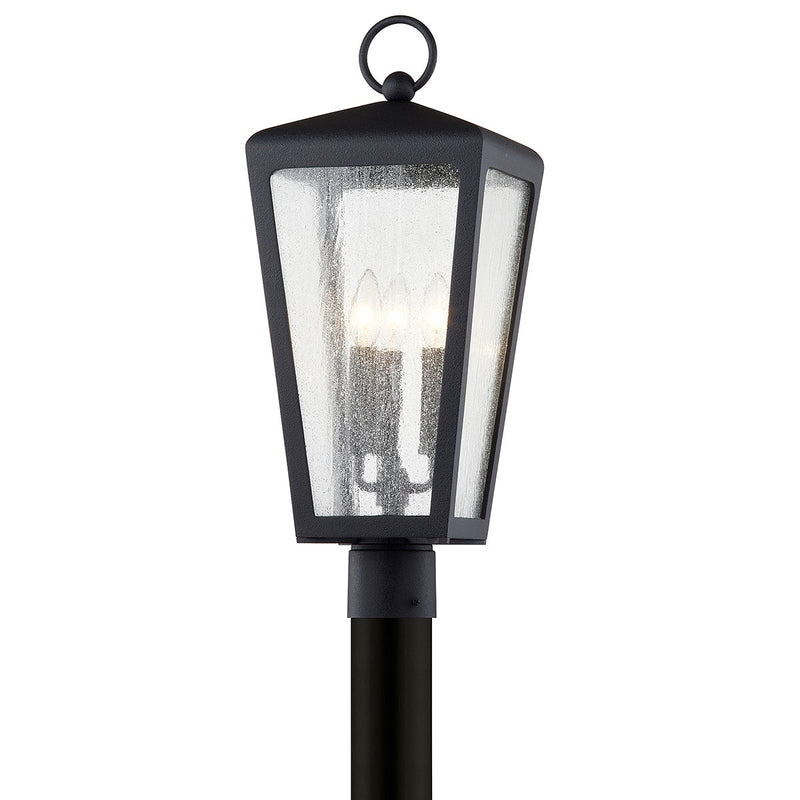 Troy Lighting P7605-TRN Three Light Post Lantern, Textured Iron