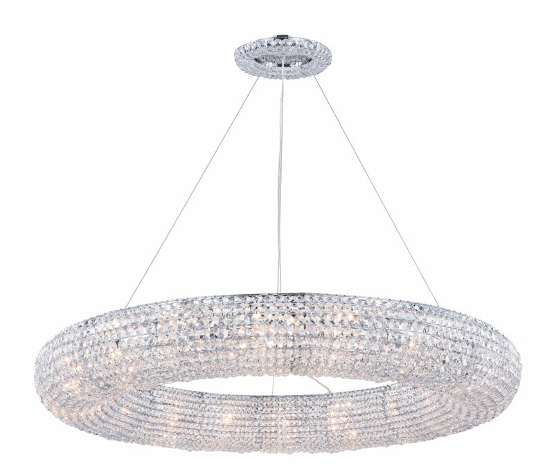 Elegant Lighting 2114G41C/RC 18 Light Chandelier, Chrome