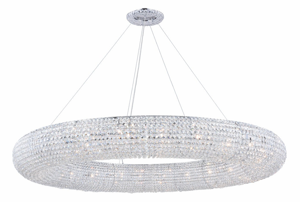 Elegant Lighting 2114G59C/RC 24 Light Chandelier, Chrome