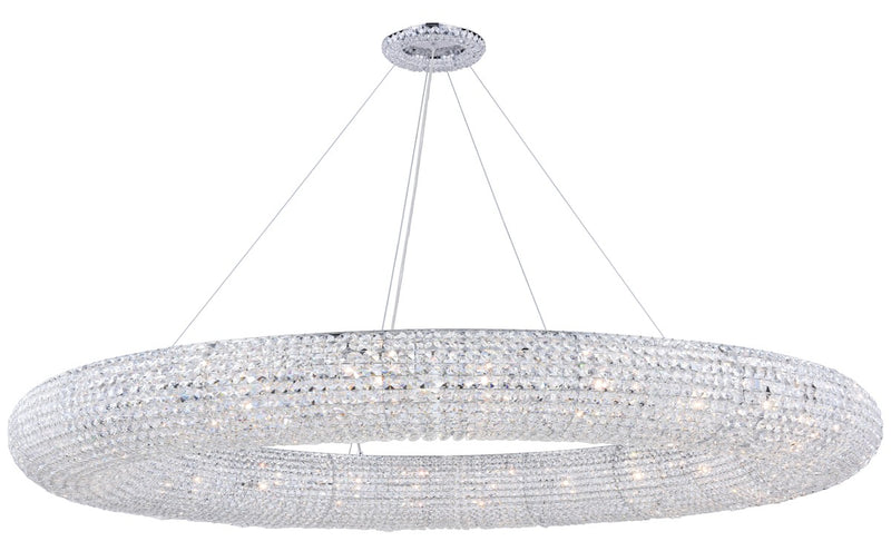 Elegant Lighting 2114G71C/RC 30 Light Chandelier, Chrome