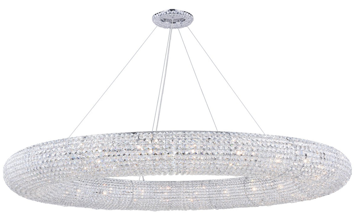Elegant Lighting 2114G71C/RC 30 Light Chandelier, Chrome