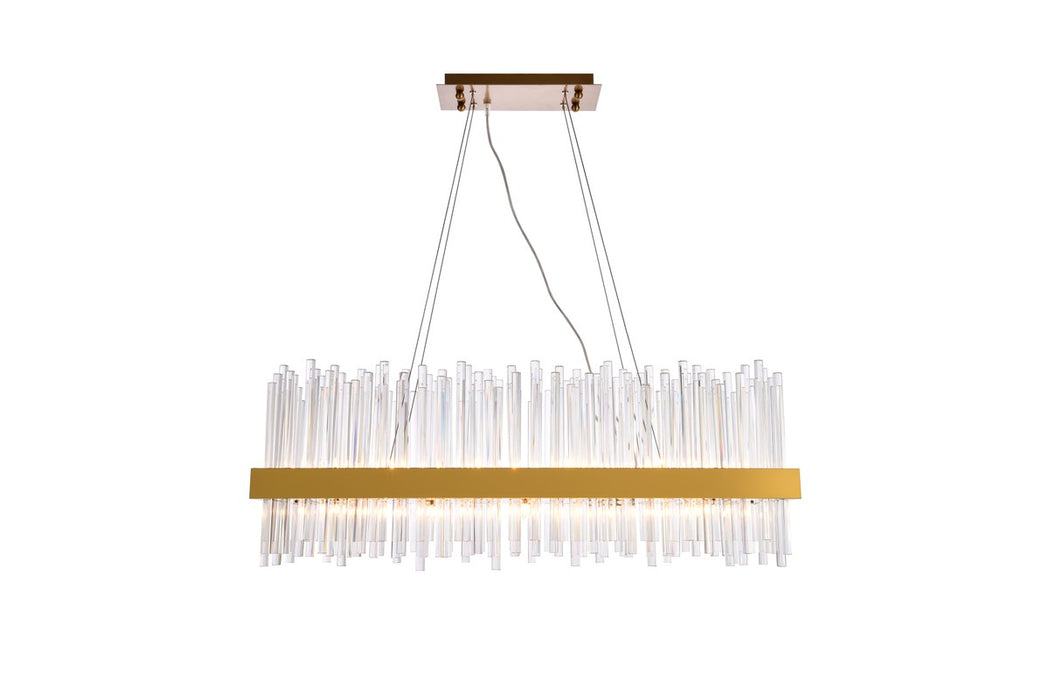 Elegant Lighting 3000G36G 20 Light Chandelier, Gold