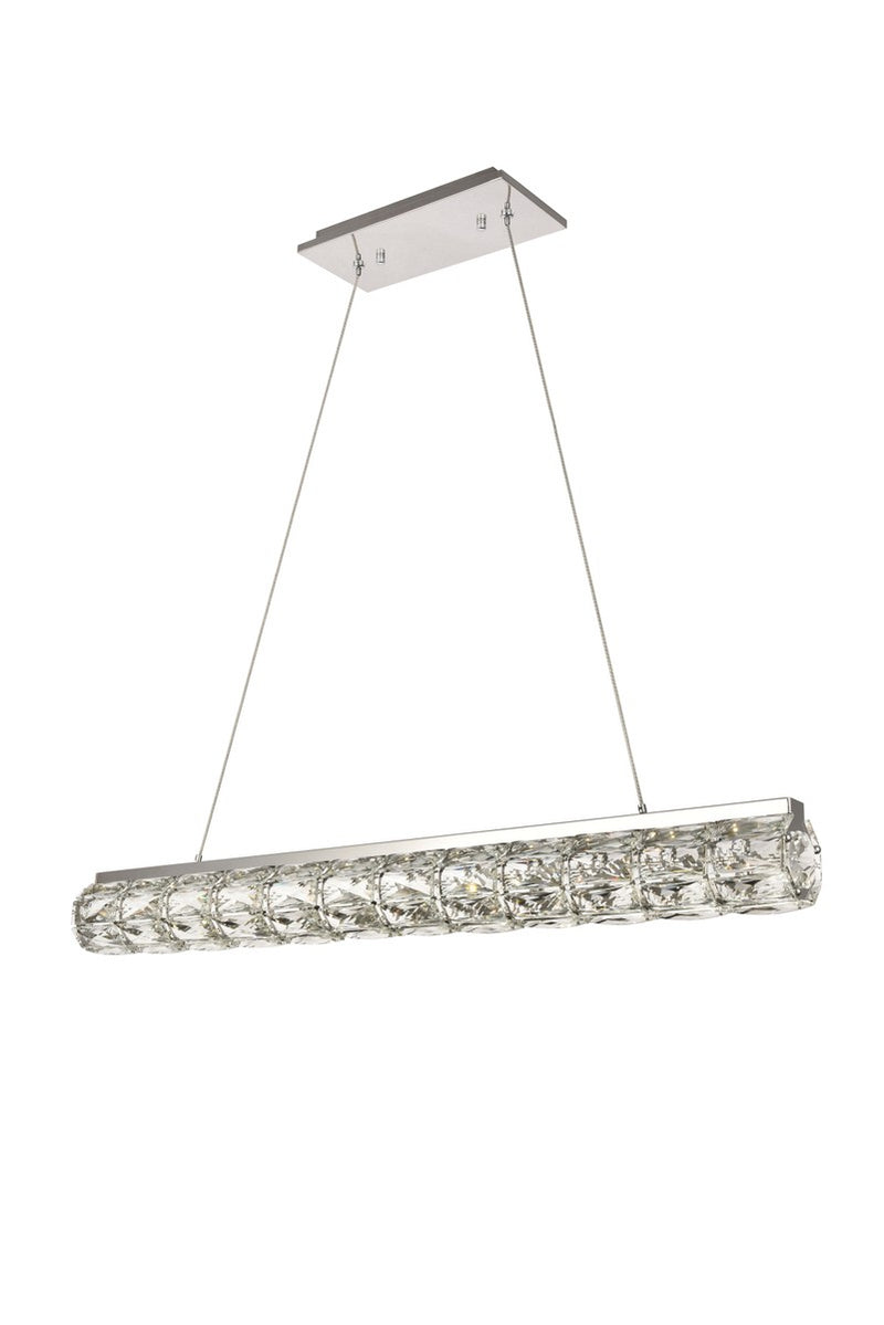 Elegant Lighting 3501D36C LED Chandelier, Chrome