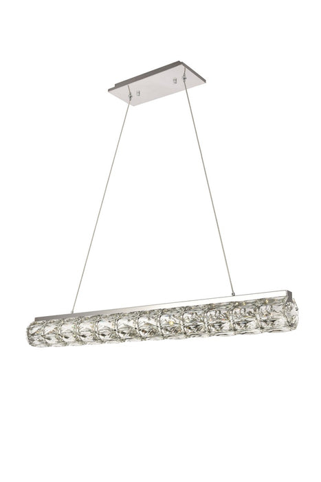 Elegant Lighting 3501D36C LED Chandelier, Chrome