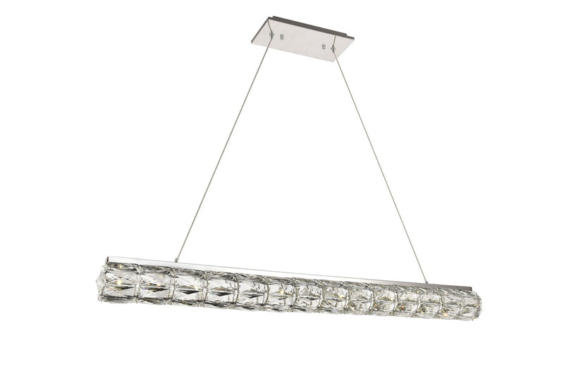 Elegant Lighting 3501D42C LED Chandelier, Chrome