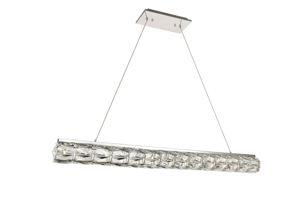 Elegant Lighting 3501D42C LED Chandelier, Chrome