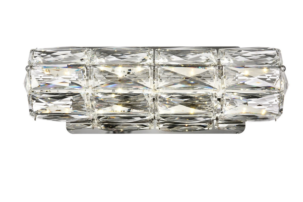 Elegant Lighting 3501W12C LED Bath Sconce, Chrome