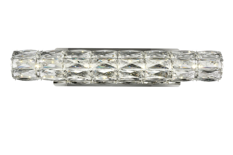 Elegant Lighting 3501W24C LED Bath Sconce, Chrome