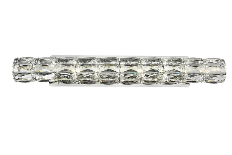 Elegant Lighting 3501W30C LED Bath Sconce, Chrome