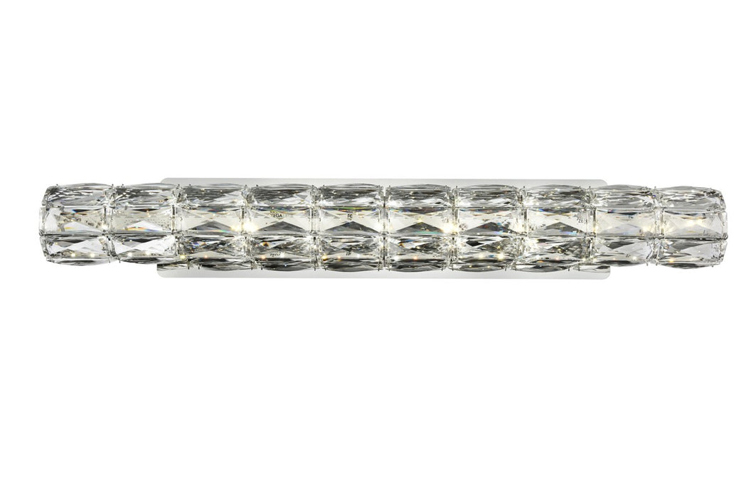 Elegant Lighting 3501W30C LED Bath Sconce, Chrome