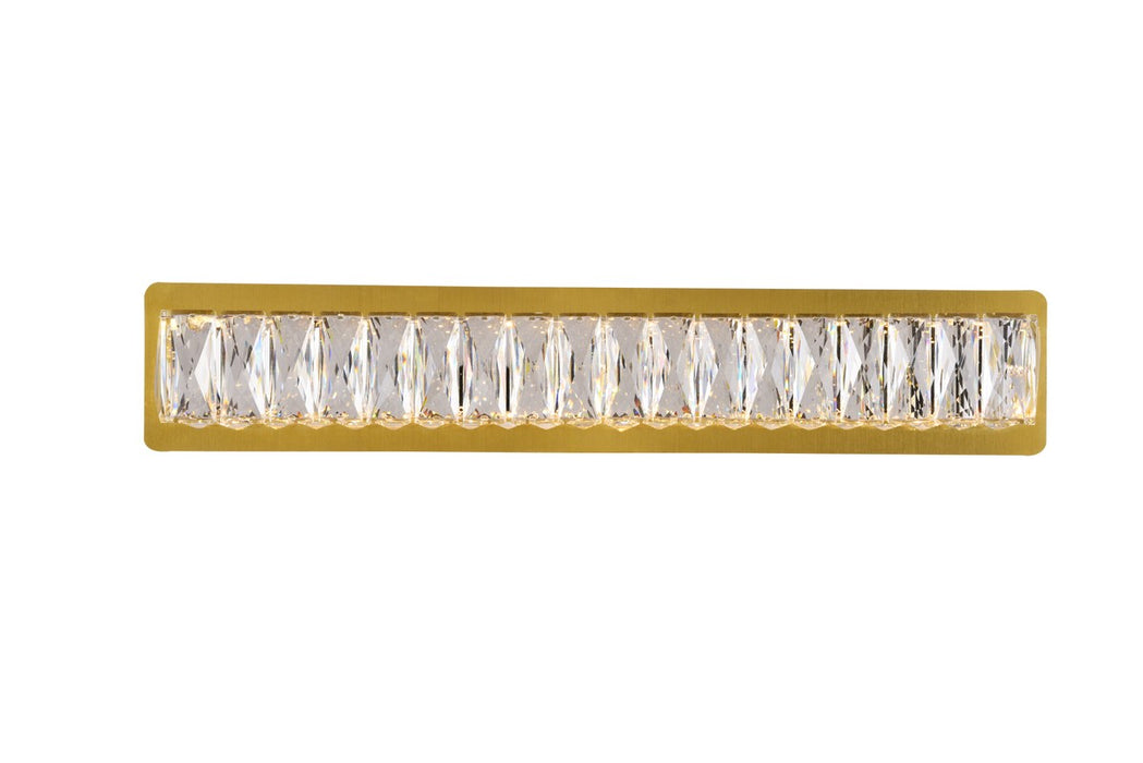 Elegant Lighting 3502W24G LED Wall Sconce, Gold