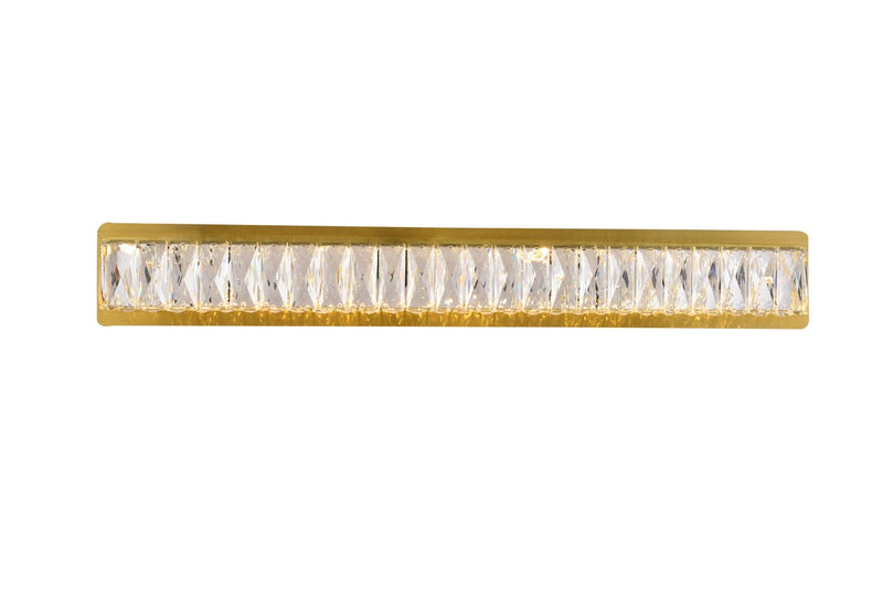 Elegant Lighting 3502W32G LED Wall Sconce, Gold