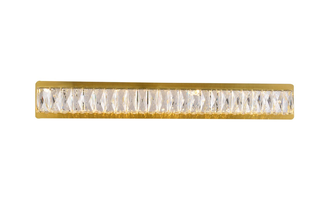 Elegant Lighting 3502W32G LED Wall Sconce, Gold