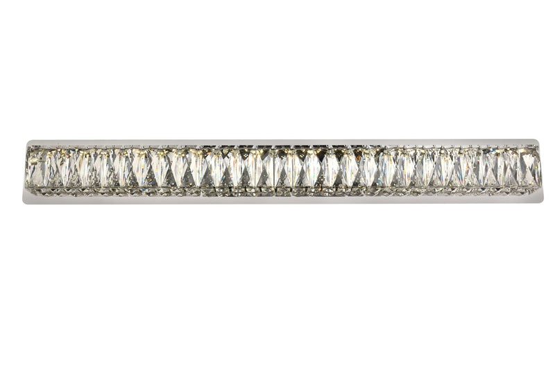 Elegant Lighting 3502W35C LED Bath Sconce, Chrome