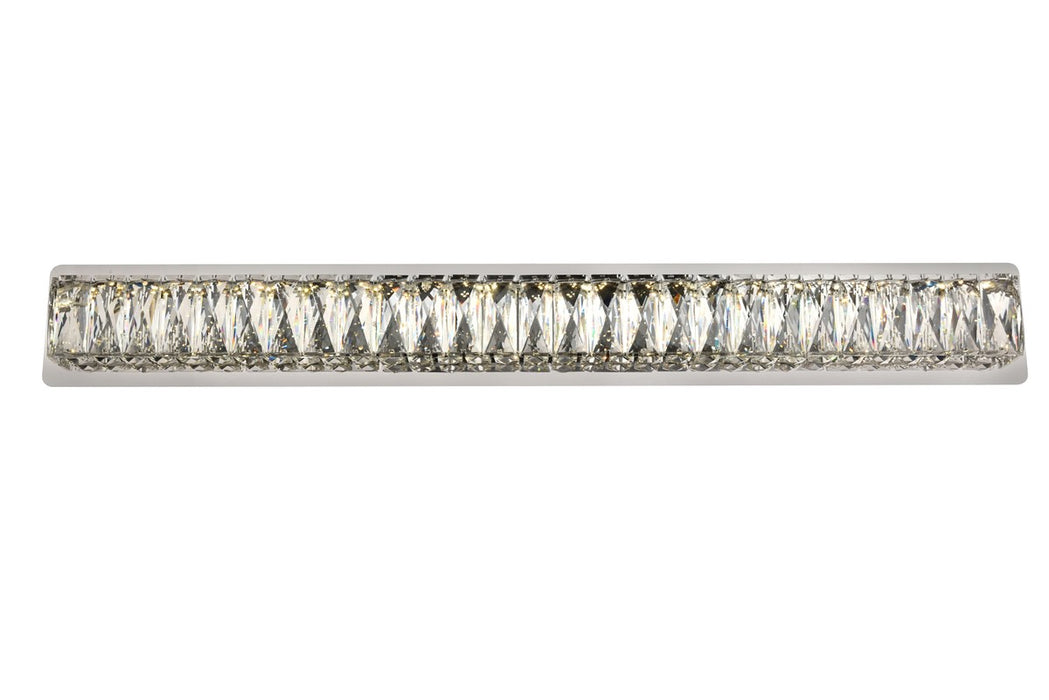 Elegant Lighting 3502W35C LED Bath Sconce, Chrome