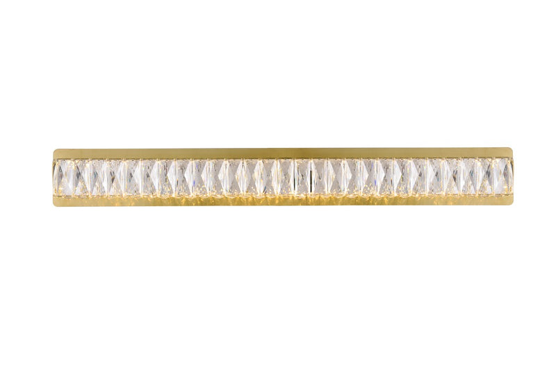 Elegant Lighting 3502W35G LED Wall Sconce, Gold