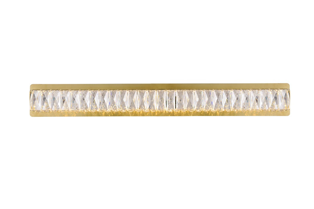 Elegant Lighting 3502W35G LED Wall Sconce, Gold