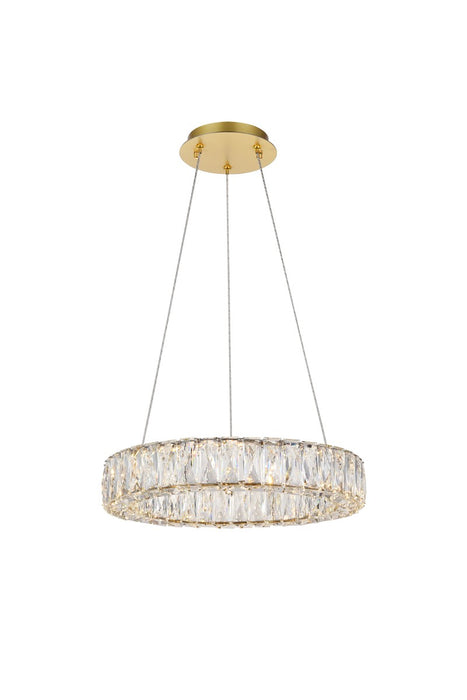 Elegant Lighting 3503D17G LED Pendant, Gold