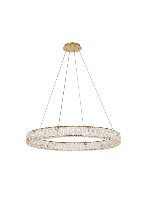 Elegant Lighting 3503D31G LED Chandelier, Gold