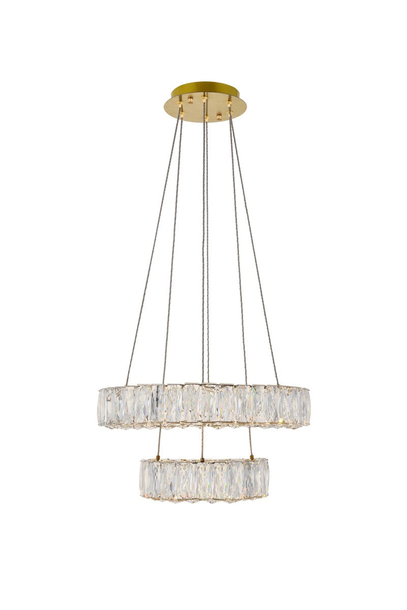 Elegant Lighting 3503G18G LED Pendant, Gold