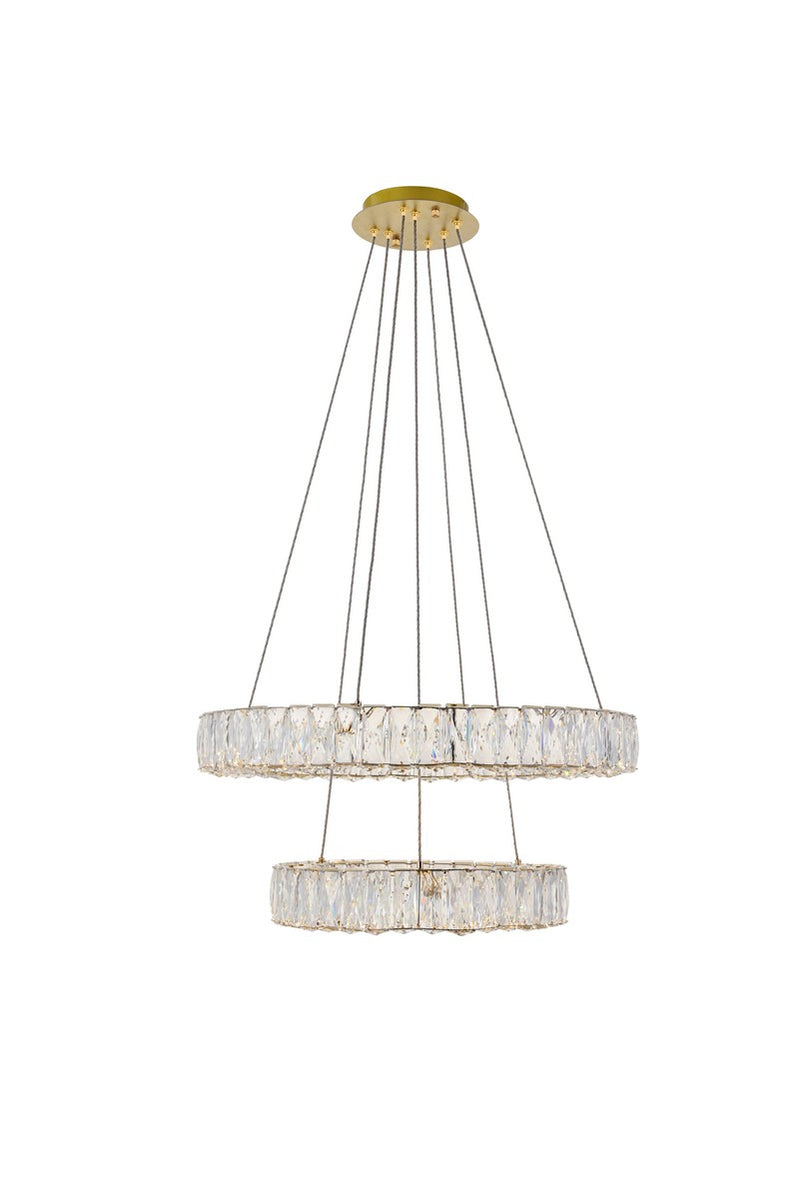 Elegant Lighting 3503G24G LED Pendant, Gold