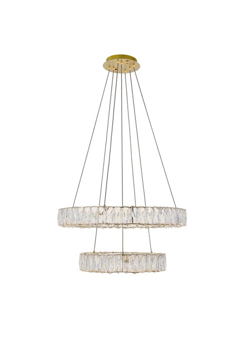 Elegant Lighting 3503G24G LED Pendant, Gold